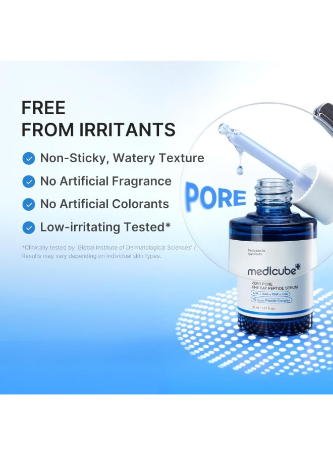 Medicube مصل ميديكوب زيرو بور ون داي 10 ببتيد لتقليل المسام 30 مل - Image 4