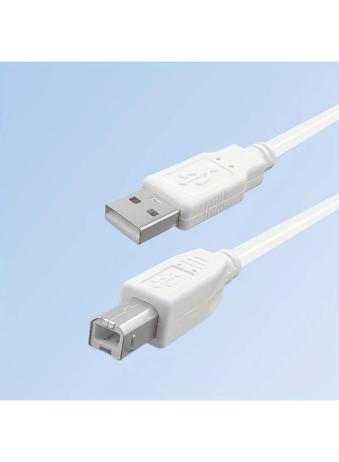 USB A to B Printer Cable 6 Feet USB 2 0 High Speed for HP Canon Brother - Image 1