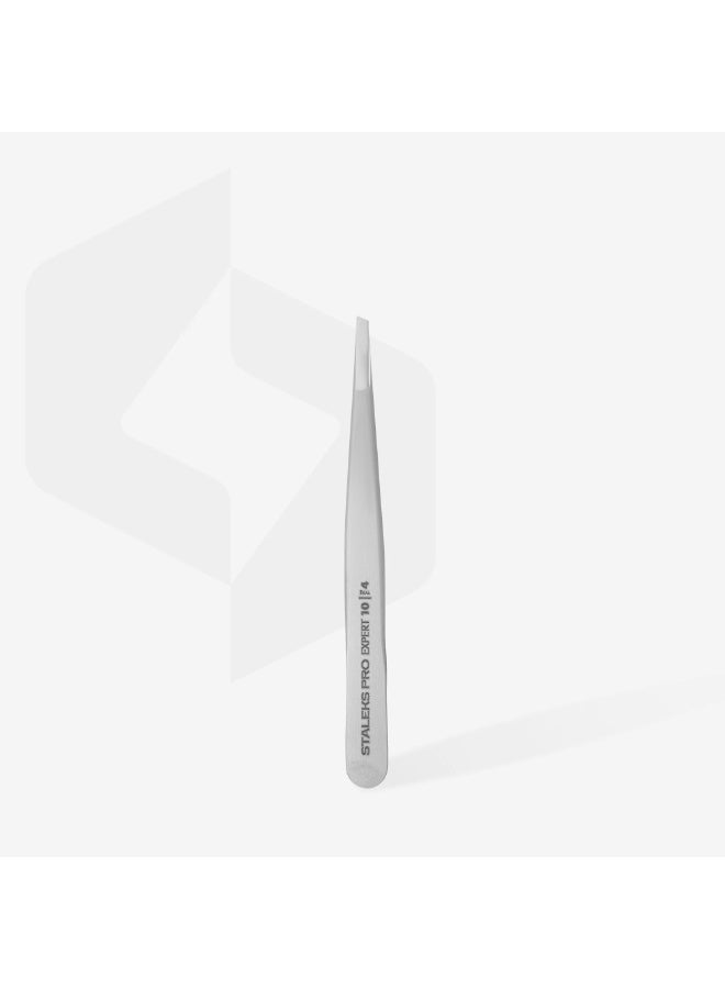 ستالكس برو ملقط حواجب  خبير من ستاليكس 10 من نوع 4 مشطوف و ضيق مصنوع من الفولاذ و مقاوم للصدا - Image 3