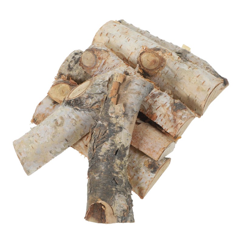 Natural Wood Log Sticks 8Pcs For DIY Crafts Fish Tank Decoration Christmas Photo Props - Image 2