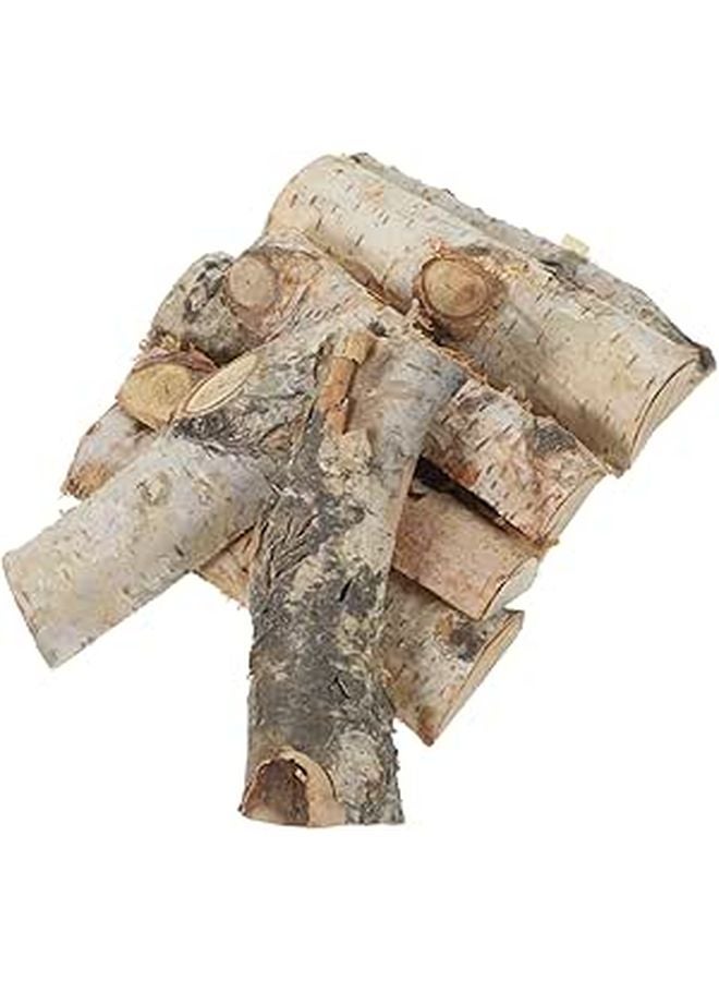 Natural Wood Log Sticks 8Pcs For DIY Crafts Fish Tank Decoration Christmas Photo Props - Image 1