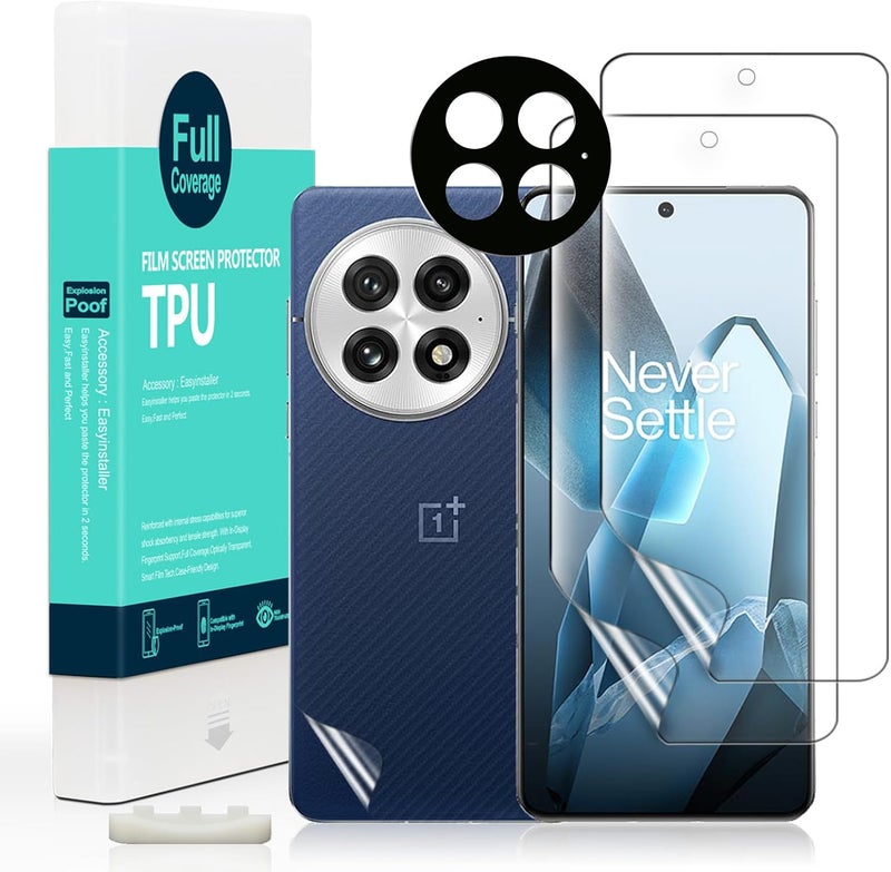 Ibywind 2 Pcs Screen Protector For OnePlus 13 5G 6.82",Flexible TPU Film,With 1Pc Camera Lens Protector,1Pc Back Film[Easy to install Ultra-Clear Bubble Free Case Friendly] - Image 1