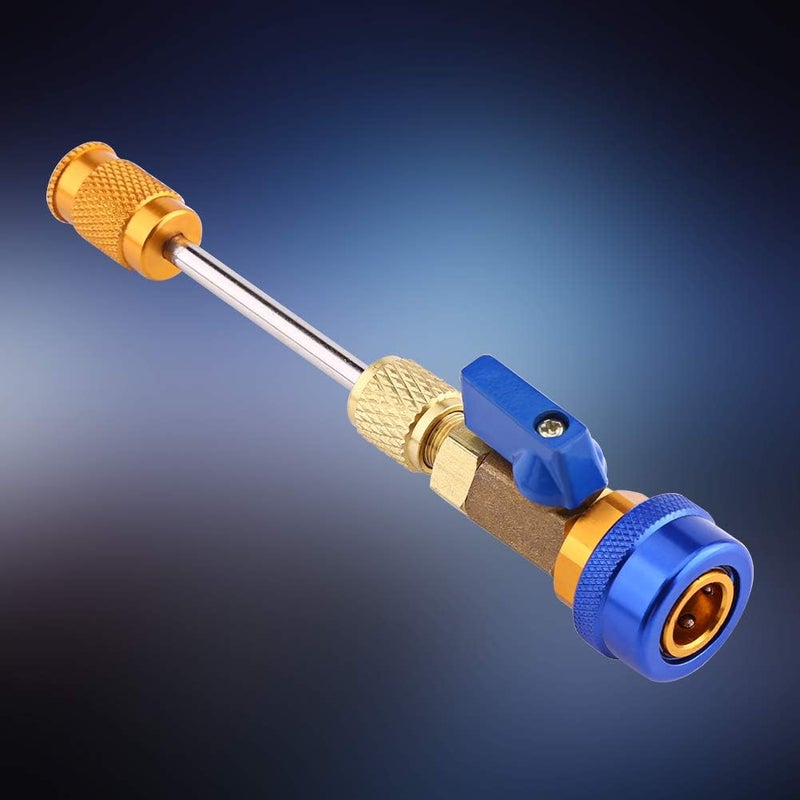 أداة إزالة وتركيب صمام R134a R12 CR-206 لمكيف هواء السيارات، أداة اقتران سريع للجانب منخفض الضغط لاستبدال صمام المبرد دون إطلاق المبرد - Image 5