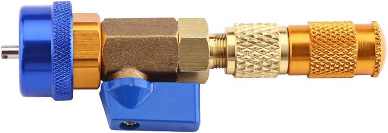 أداة إزالة وتركيب صمام R134a R12 CR-206 لمكيف هواء السيارات، أداة اقتران سريع للجانب منخفض الضغط لاستبدال صمام المبرد دون إطلاق المبرد - Image 3