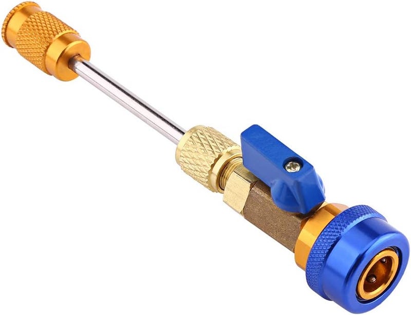 أداة إزالة وتركيب صمام R134a R12 CR-206 لمكيف هواء السيارات، أداة اقتران سريع للجانب منخفض الضغط لاستبدال صمام المبرد دون إطلاق المبرد - Image 4