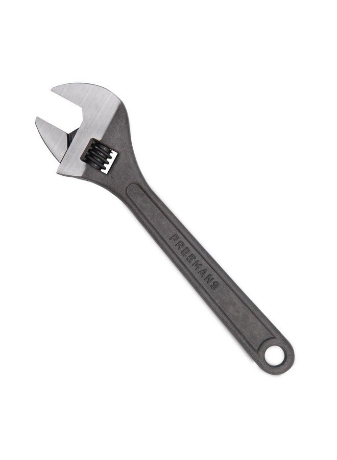 FREEMANS 10" Phosphate Finish, Anti-Corrosion Adjustable Wrench Spanner, Adjustable Wrench for All Nut Sizes, Easy to Grip Wrench, Universal Wrench, Plumbing Tool (10-Inch) - Image 1