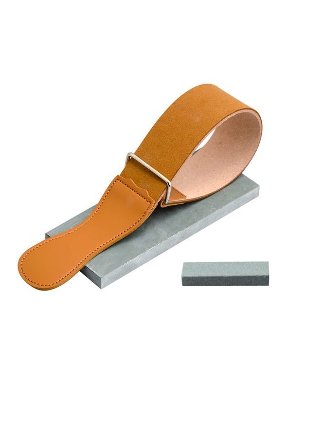 Grandslam Shaving Straight Razor Kit, Steel Cutthroat Straight Razor With Leather Strop, Sharpening Stone, Shaving Brush, Stainless Steel Shaving Bowl, Shaving Soap, Gift for Men - Image 2