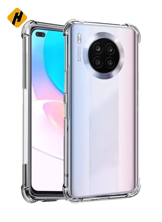 هوها Huawei Nova 8i / Honor 50 Lite Cover Cover Back Air Cushion Soft Silicone Silicproof Strockproof Anticratch Prescratch Pumper Shell Corner  - Image 1