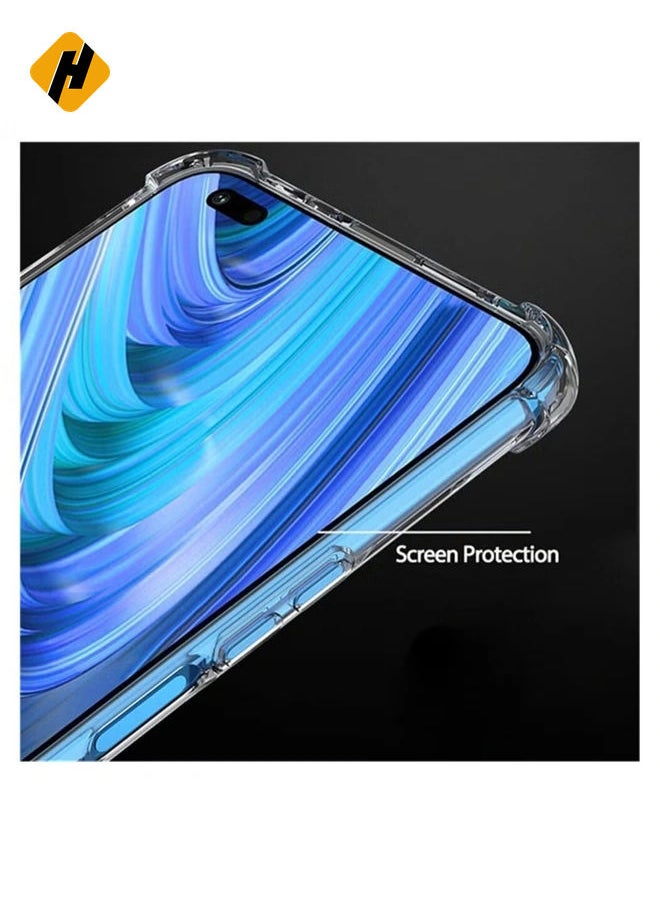 هوها Huawei Nova 8i / Honor 50 Lite Cover Cover Back Air Cushion Soft Silicone Silicproof Strockproof Anticratch Prescratch Pumper Shell Corner  - Image 2