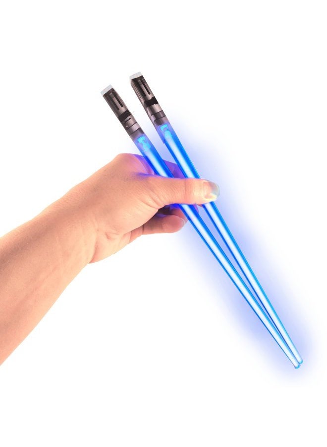 ChopSabers Chop Sabers Light Up LightSaber Chopsticks, Blue Pair - Image 1
