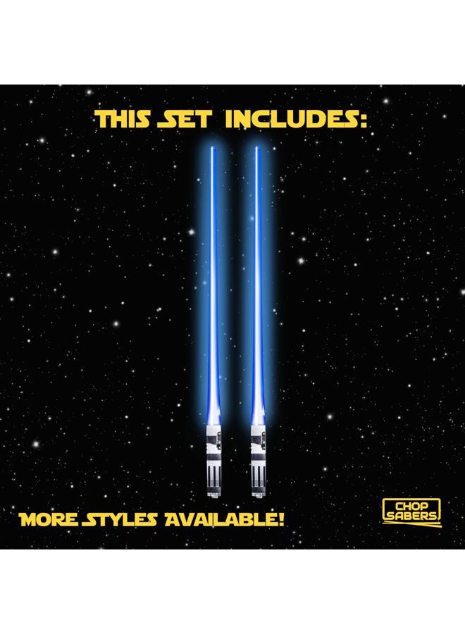 ChopSabers Chop Sabers Light Up LightSaber Chopsticks, Blue Pair - Image 4