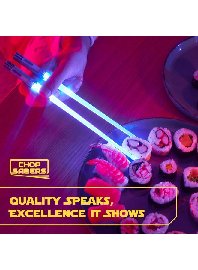 ChopSabers Chop Sabers Light Up LightSaber Chopsticks, Blue Pair - Image 3