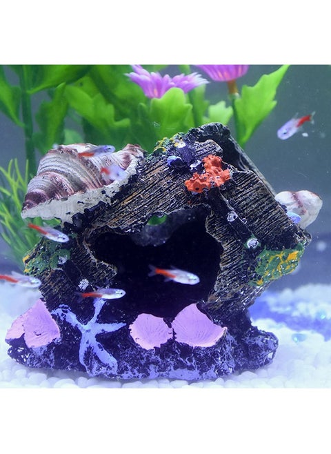 Broken Barrel Aquarium Decorations Resin for Fish Tank Aquarium Ornament Hidden Hut Cave Broken Barrel