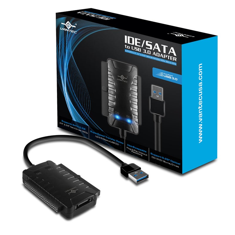 Vantec SATA/IDE TO USB 3.0 Adapter (CB-ISA225-U3) - Image 1