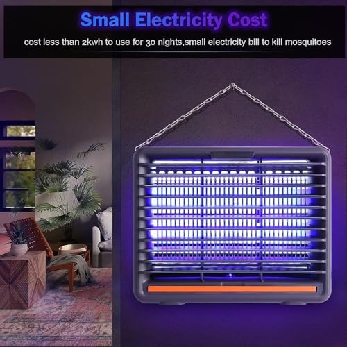 LACOSSI International Eco Friendly Electronic LED Mosquito Killer Machine Trap Lamp, Theory Screen Protector Mosquito Killer lamp for House,USB Power Electronic Night Light for Kids (Gray) - Image 5