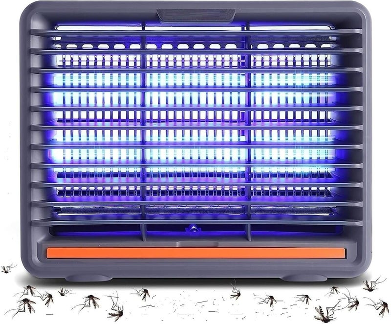 LACOSSI International Eco Friendly Electronic LED Mosquito Killer Machine Trap Lamp, Theory Screen Protector Mosquito Killer lamp for House,USB Power Electronic Night Light for Kids (Gray) - Image 1