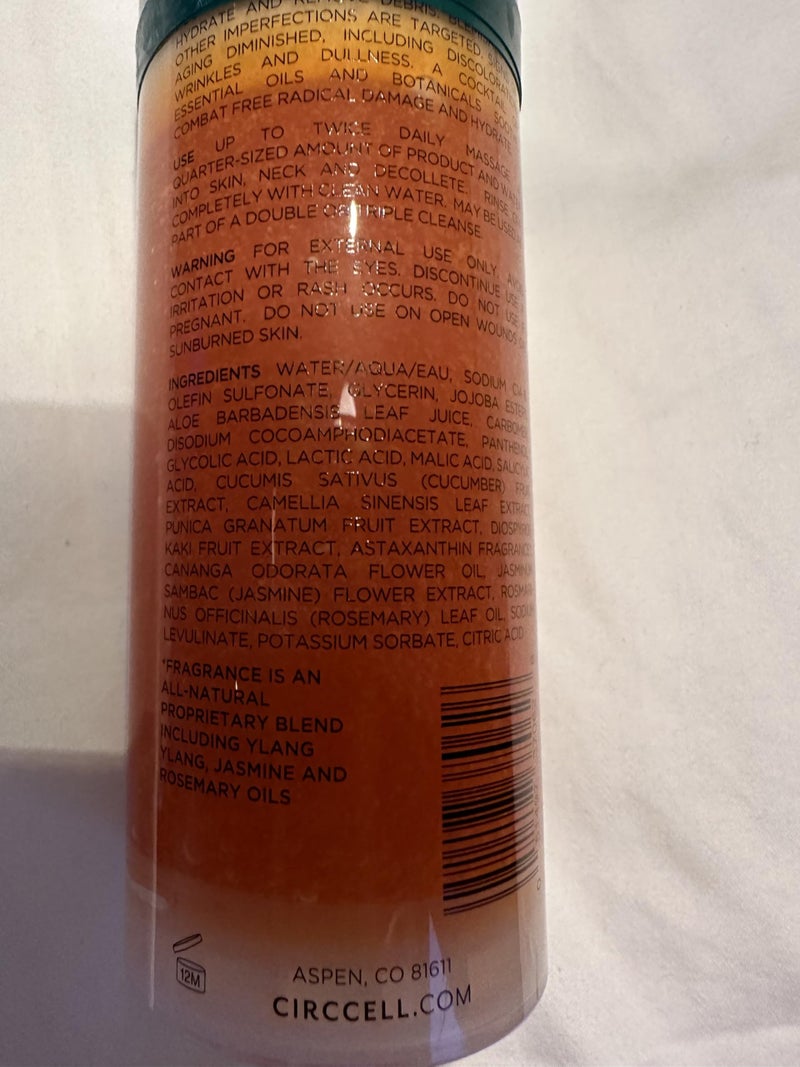 CIRCCELL Tetra Acidic Facial Cleanser: Perfect Your Skin with a Blend of Glycolic, Malic, Lactic, and Salicylic Acids Infused with Nourishing Jojoba Oils - Image 4