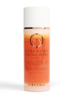 CIRCCELL CIRCCELL Tetra Acidic Facial Cleanser: Perfect Your Skin with a Blend of Glycolic, Malic, Lactic, and Salicylic Acids Infused with Nourishing Jojoba Oils  - Image 1