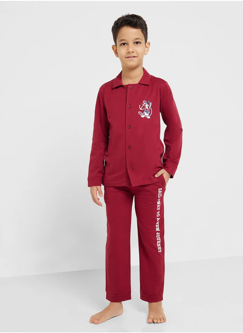 ديزني Donald Duck Graphic Nightwear
