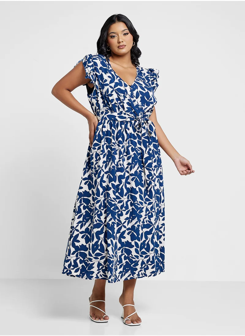 Ella Plus Floral Print Dress