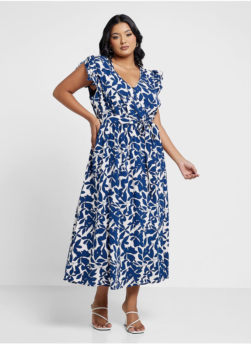 Ella Plus Floral Print Dress  - Image 1