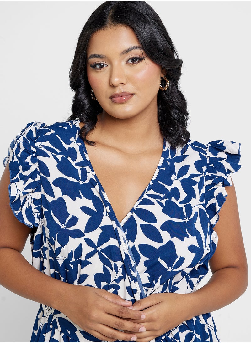 Ella Plus Floral Print Dress  - Image 3