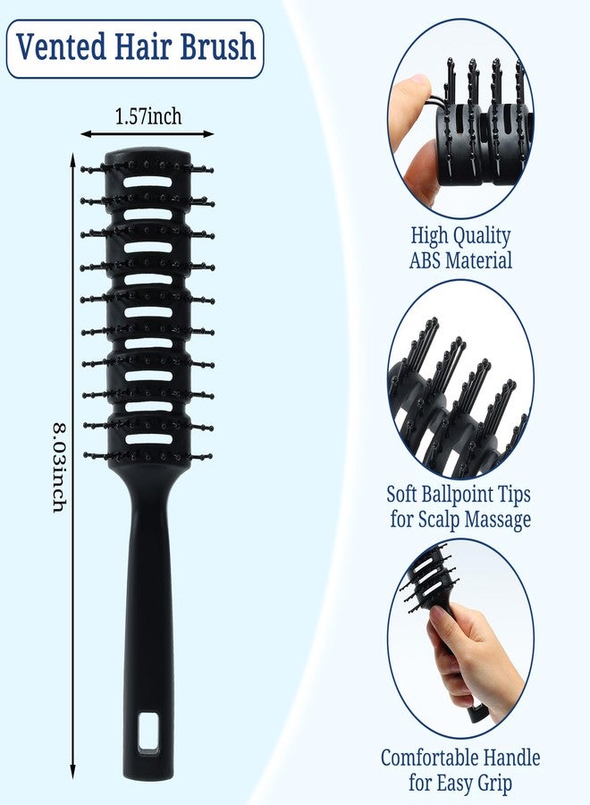 SIMPOR Vent Hair Brush for Blow Drying, Detangling brush for Men Women, Vented Hair Brushes for Wet Short Curly Straight Hair - Image 2