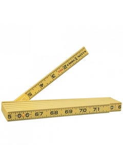 Klein Tools 910-6 Folding Ruler 6-Foot, Durable Fiberglass, Inside Reading