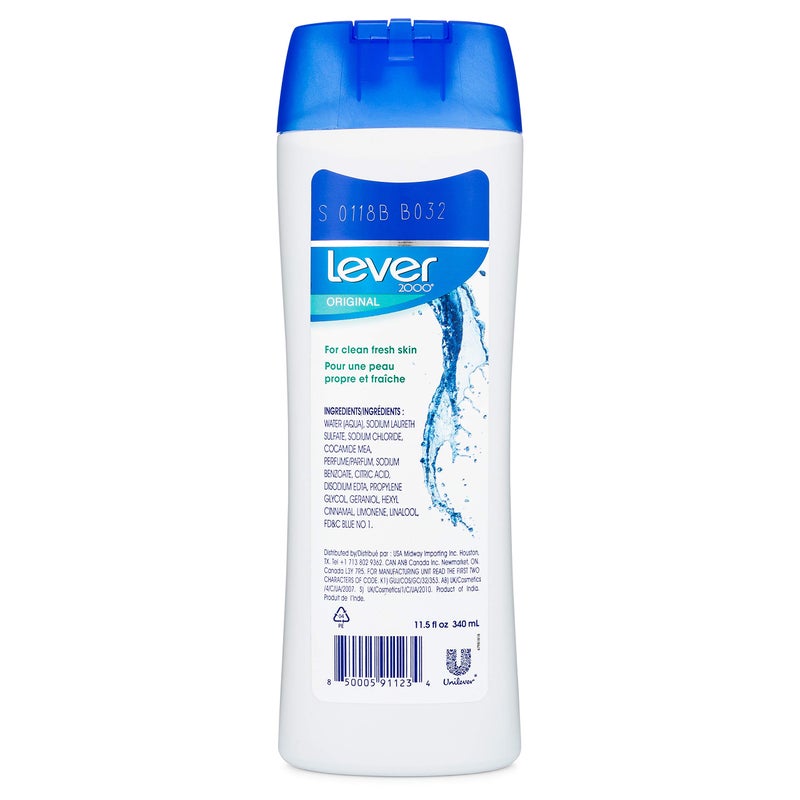 Lever 2000 Body Wash Original Scent - 11.5 FL OZ - Image 2