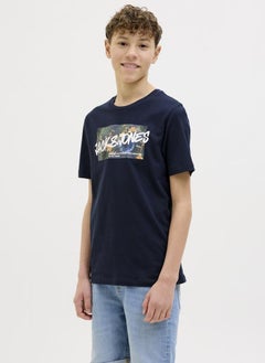 Jack & Jones Junior Kids Logo Crew Neck T-Shirt  - Image 1