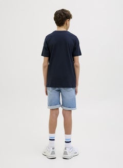 Jack & Jones Junior Kids Logo Crew Neck T-Shirt  - Image 2