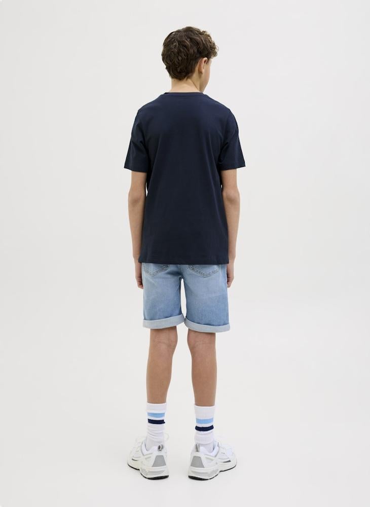 Jack & Jones Junior - Kids Logo Crew Neck T-Shirt - Image 1