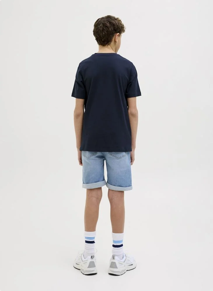 Jack & Jones Junior Kids Logo Crew Neck T-Shirt