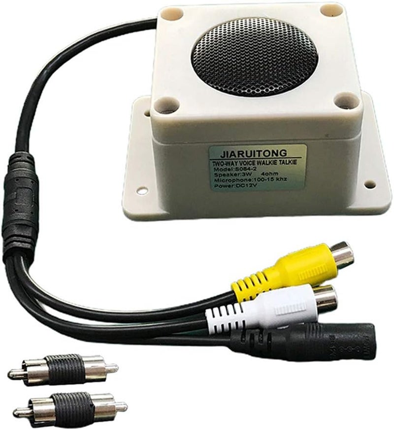 klarako2 Pieces Waterproof Outdoor Microphone Speaker for Security IP Camera - Image 4