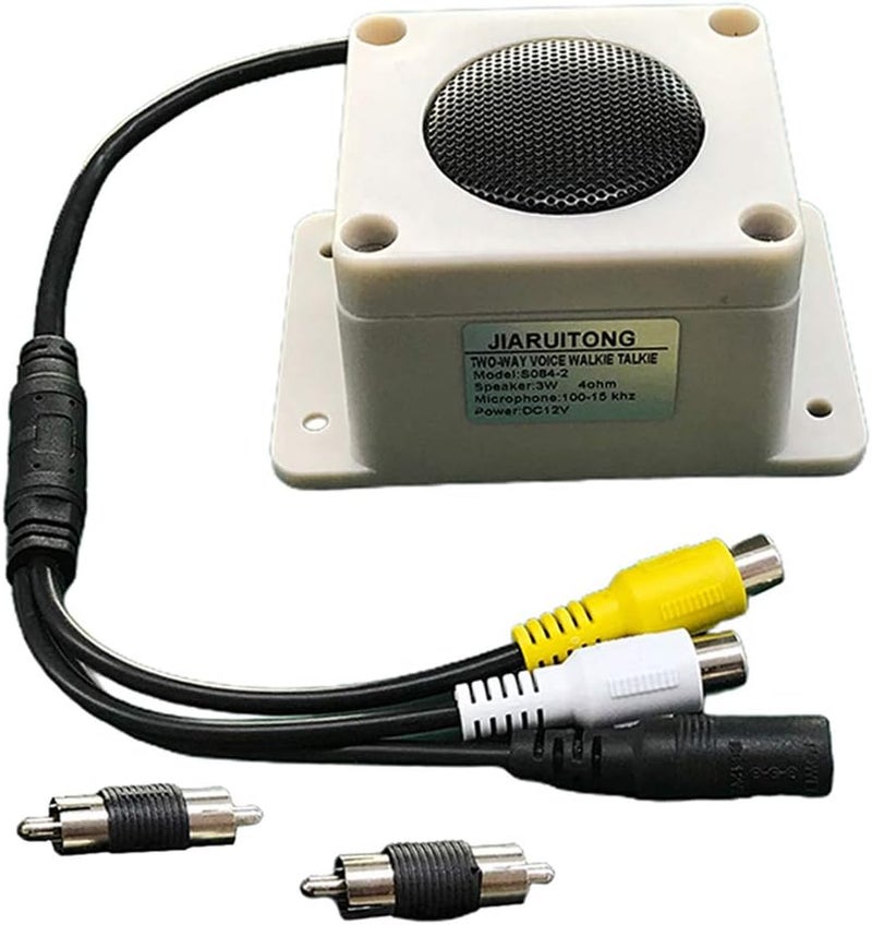 klarako2 Pieces Waterproof Outdoor Microphone Speaker for Security IP Camera - Image 3