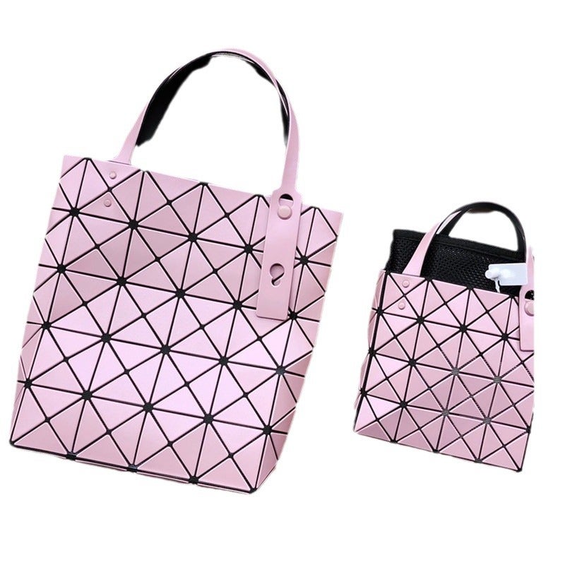 Japanese Zaisanli One-Size Square Box Geometric Quilted Bag Small Square Bag Women'S Handbag Shoulder Bag Mini Versatile - Image 5