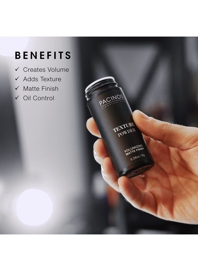 Pacinos - Texture Powder - Lightweight Root Lifting Powder with Matte Dry Finish for Texture, Volume & Thickness, Shaker Bottle for Easy Hair Styling, 8 g. - Image 1