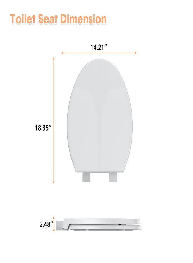 GAOMON Toilet Seat with Toddler Seat Elongated, PP Material Family Toilet Seat Cover, Soft Close Adult & Toddler Seats, Easy to Clean, Safe Potty Training Solution for Kids, Bathroom Upgrade for Home - Image 2