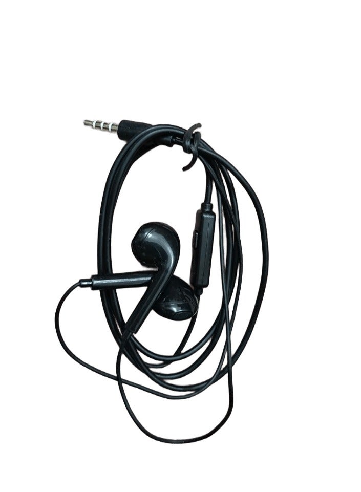 U19 Comfortable Wired Earphones with Built-in Microphone, Black - Image 3