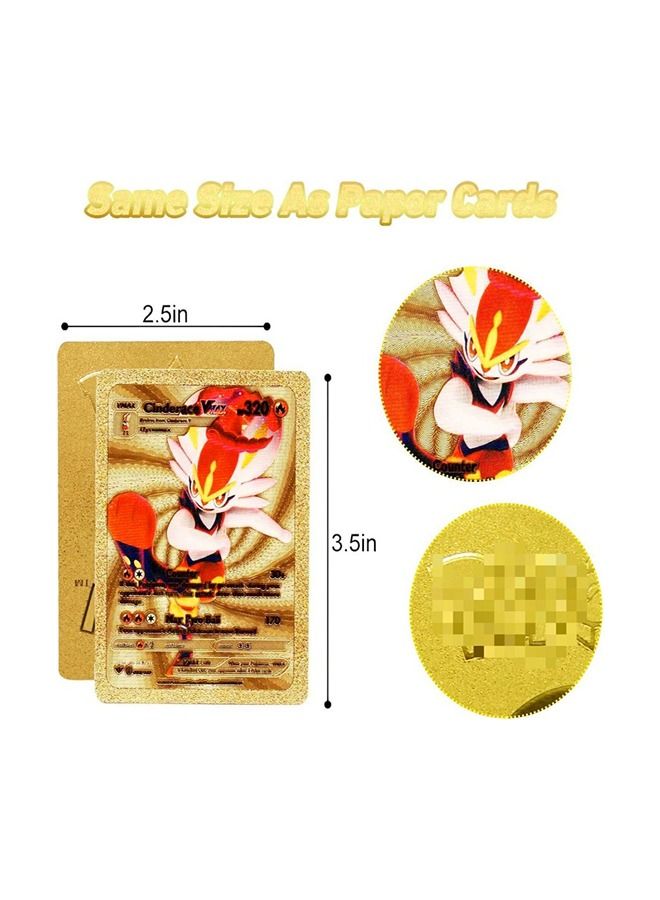 Pokemon 110 Pieces Pokémon Golden Foil Set Card Game for Children - Image 4