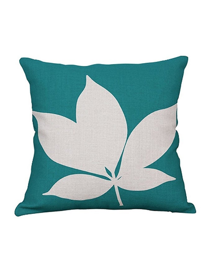NIBEMINENT Modern Leaves Pattern Square Cushion Cover Multicolour 45x45cm