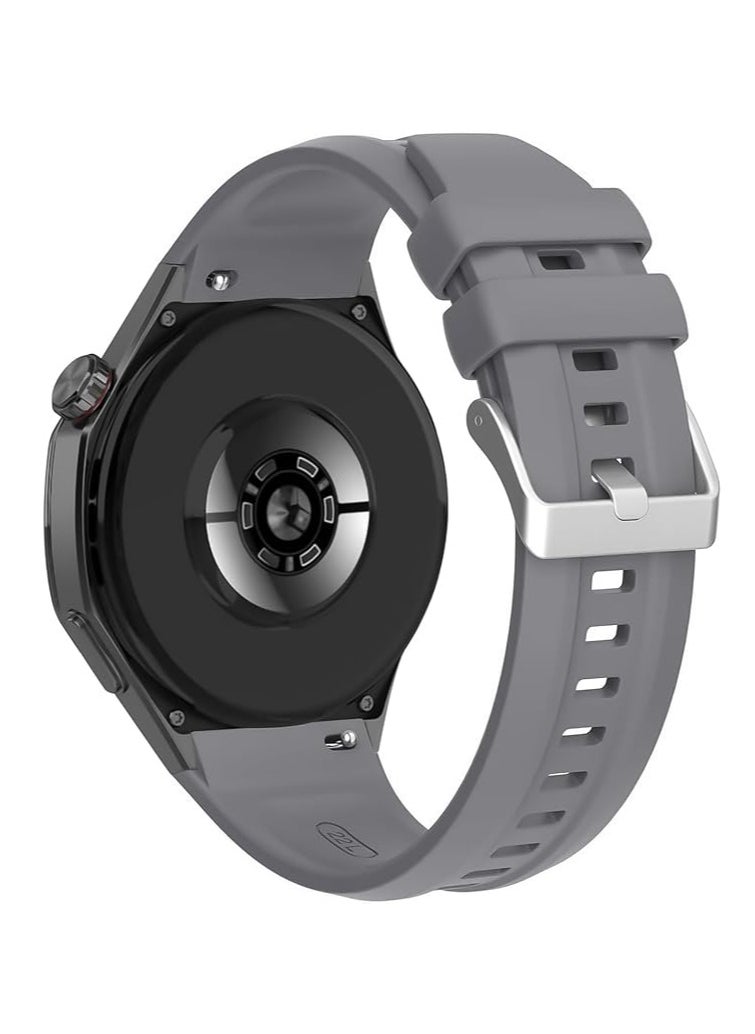 ماركة غير محددة Silicone Straps Compatible with Huawei GT 5 Pro 46 mm / GT5 46 mm / GT4 46mm Sports Wristbands Replacement Waterproof Silicone Strap  - Image 1