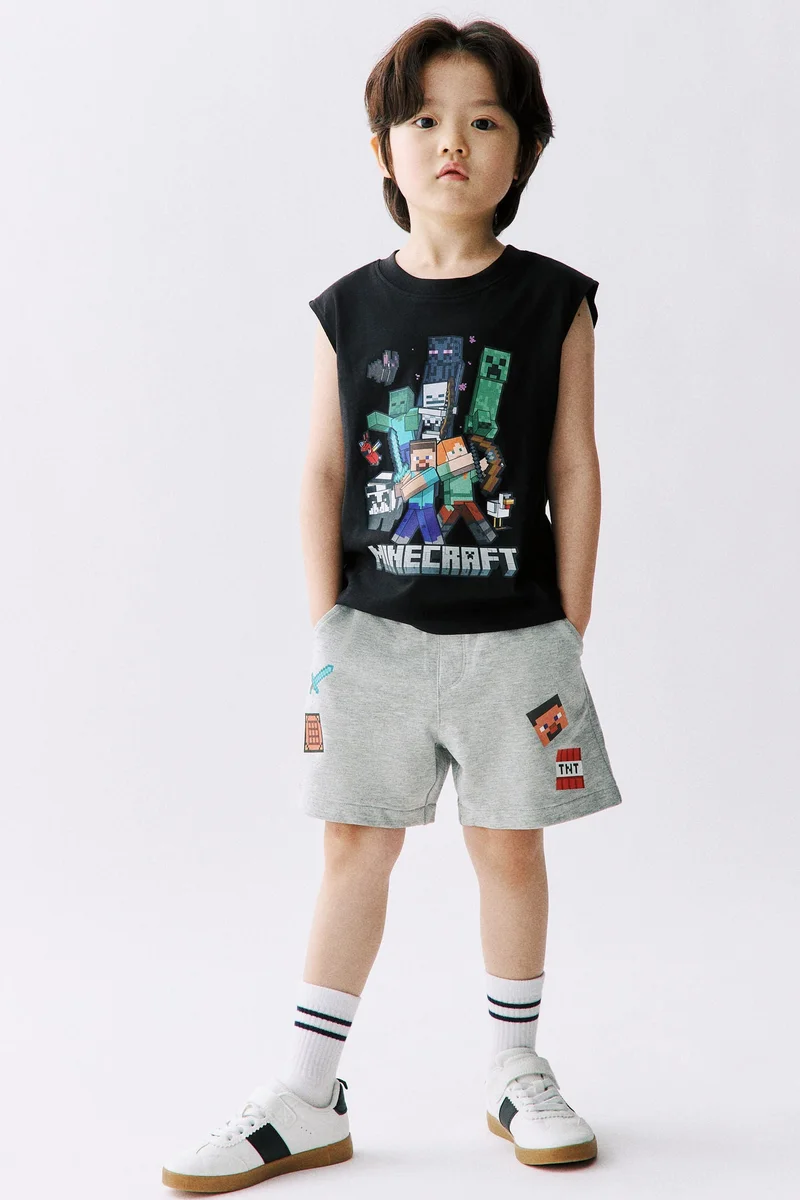 H&M Printed sweatshorts