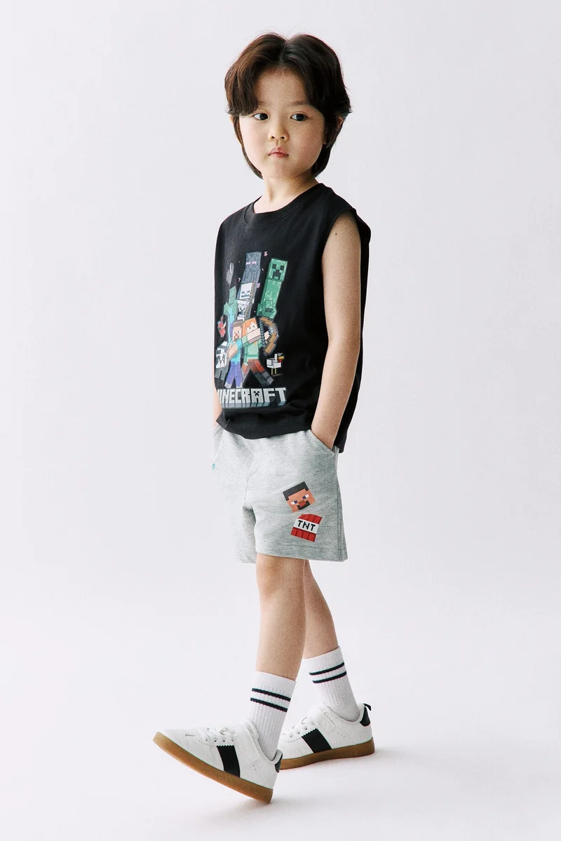 H&M Printed sweatshorts