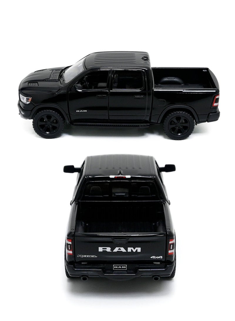 Kinsmart سيارة لعبة رام 1500 2019 بمقياس 1/46 مصنوعة من المعدن مع أبواب قابلة للفتح وإجراء سحب للخلف - Image 2