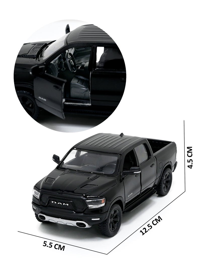 Kinsmart 2019 RAM 1500 1/46 Scale Die Cast Metal Doors Openable Pull Back Action Toy Car  - Image 4