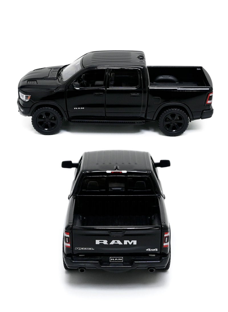 Kinsmart 2019 RAM 1500 1/46 Scale Die Cast Metal Doors Openable Pull Back Action Toy Car  - Image 3