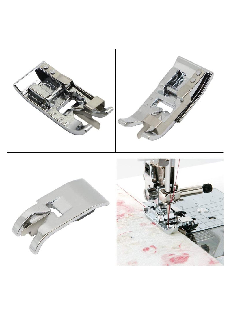 SYOSI Sewing Machine Presser Foot, 3 Pieces Stitch in Ditch Foot and 1/4 Inch Quilting Patchwork Presser Foot Set and Overcast Presser Suitable for Household Multi-Function Sewing Machines - Image 4