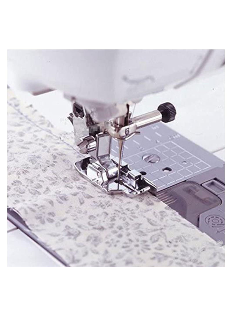 SYOSI Sewing Machine Presser Foot, 3 Pieces Stitch in Ditch Foot and 1/4 Inch Quilting Patchwork Presser Foot Set and Overcast Presser Suitable for Household Multi-Function Sewing Machines - Image 5
