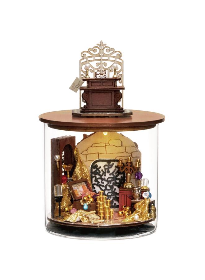 Bluejw DIY Cabin Dream Bottle Handmade Assembled 3D Architectural Model Table Ornaments Exquisite Girls Gift - Image 1